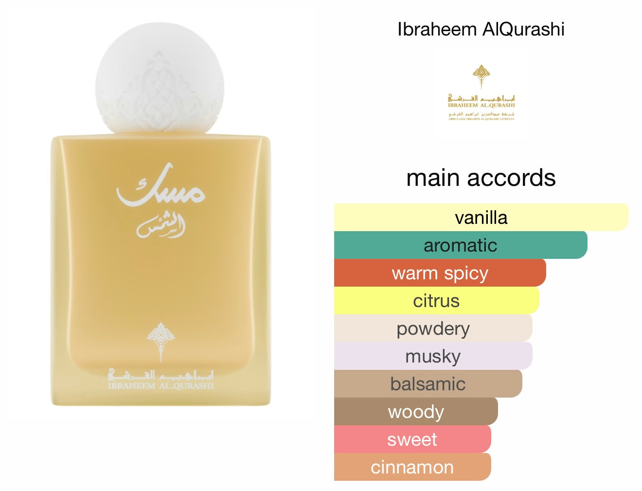 IBRAQ IBRAHIM AL QURASHI MUSK AL-SHAMS (UNISEX)