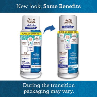 GURU NANDA DUAL BARREL OXYBURST WHITENING MOUTHWASH