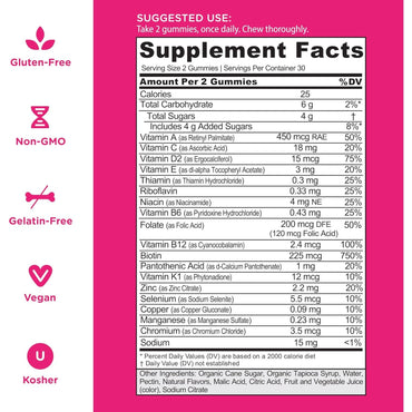 GOLI NUTRITION WOMEN'S COMPLETE MULTI VITAMIN GUMMIES