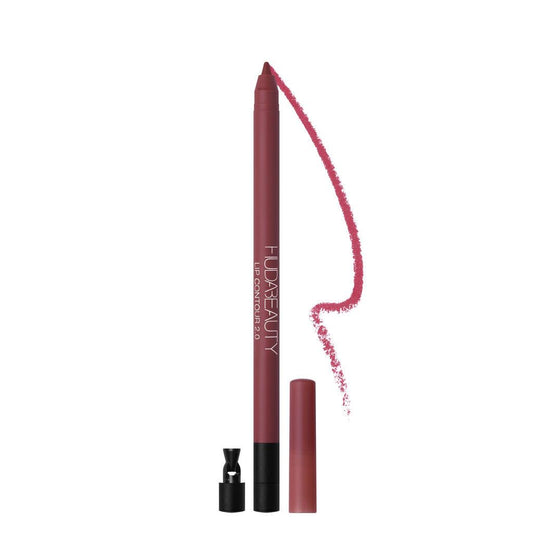 Huda Beauty Lip Liner Lip Contour 2.0 Automatic Matte Lip Pencil (Deep Rose)
