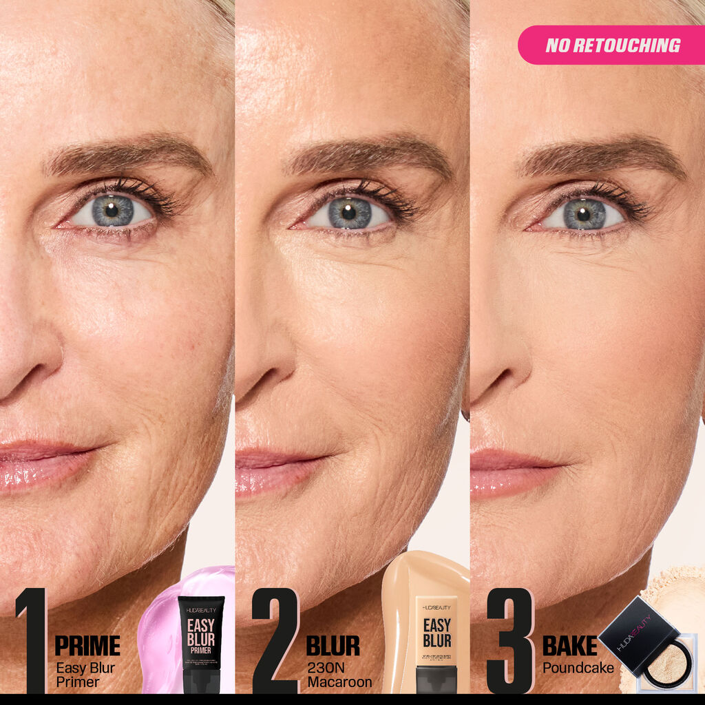 HUDA BEAUTY EASY BLUR NATURAL AIRBRUSH FOUNDATION WITH NIACINAMIDE (300 LATTE)