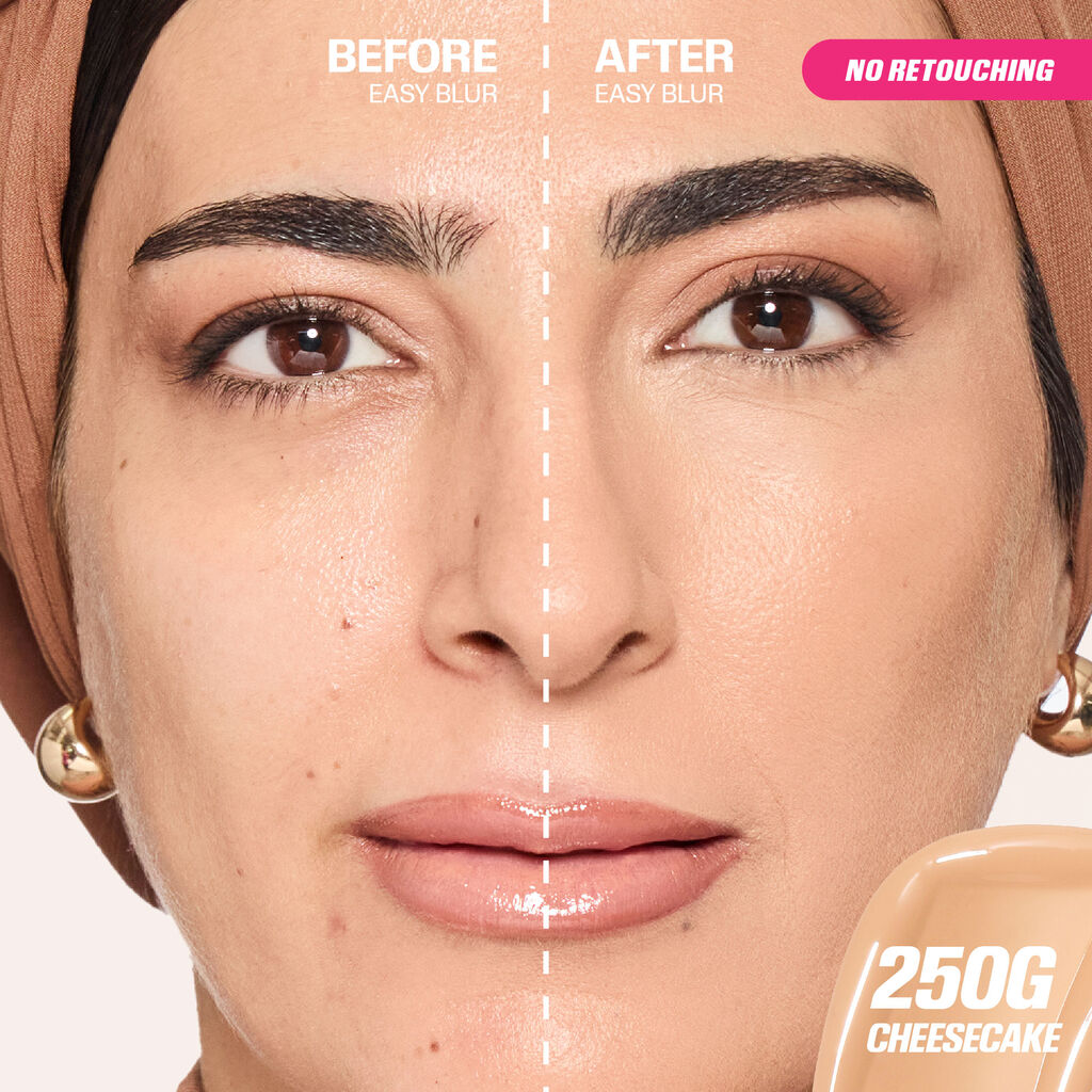 HUDA BEAUTY EASY BLUR NATURAL AIRBRUSH FOUNDATION WITH NIACINAMIDE(250 CHEESECAKE)