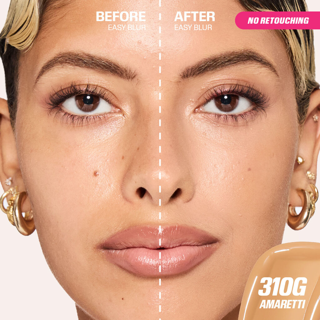 HUDA BEAUTY EASY BLUR NATURAL AIRBRUSH FOUNDATION WITH NIACINAMIDE (310 AMERETTI)