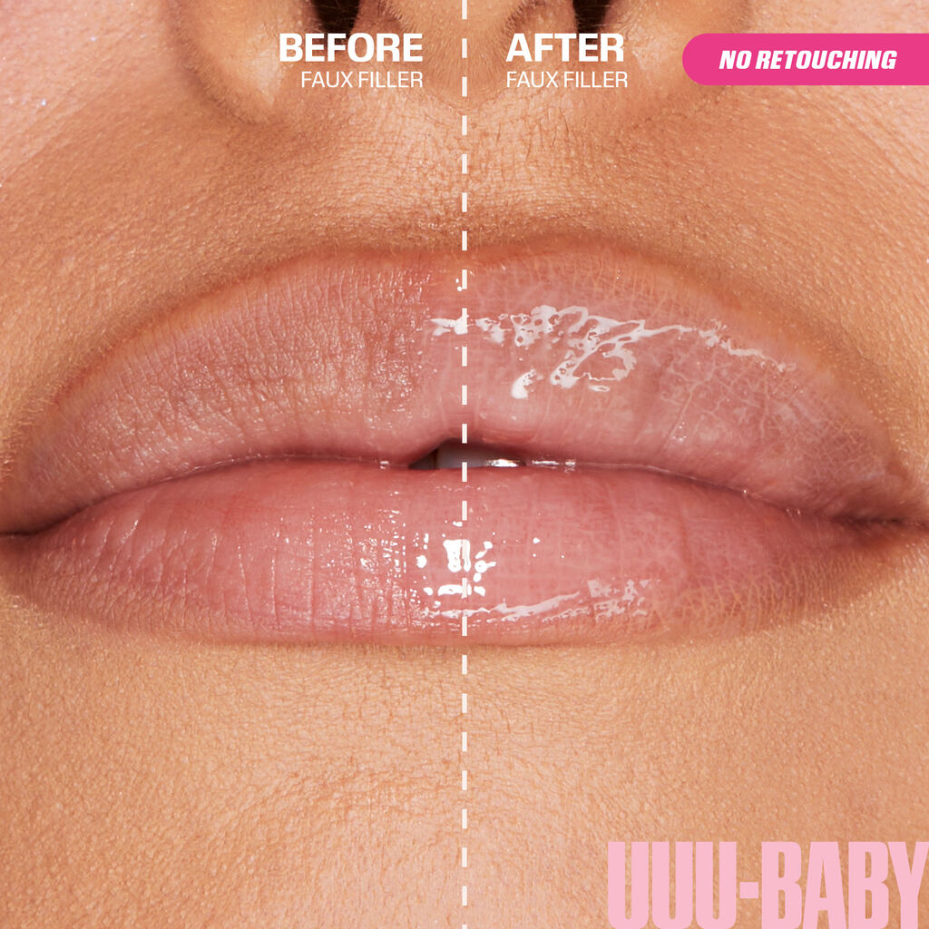 Huda Beauty Faux Filler Extra Shine Lip Gloss (UUU-BABY)
