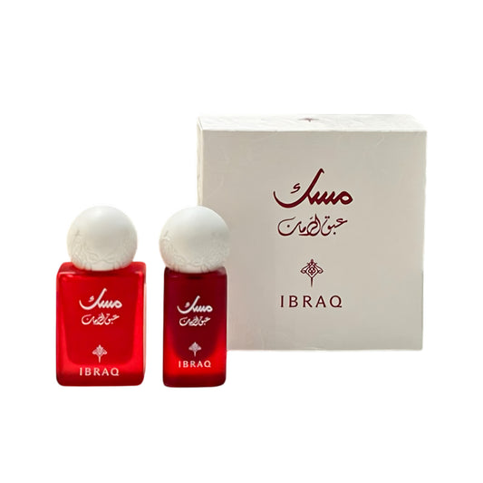 IBRAQ IBRAHIM AL QURASHI SPECIAL ABAQ POMEGRANATE SET PERFUME AND OIL