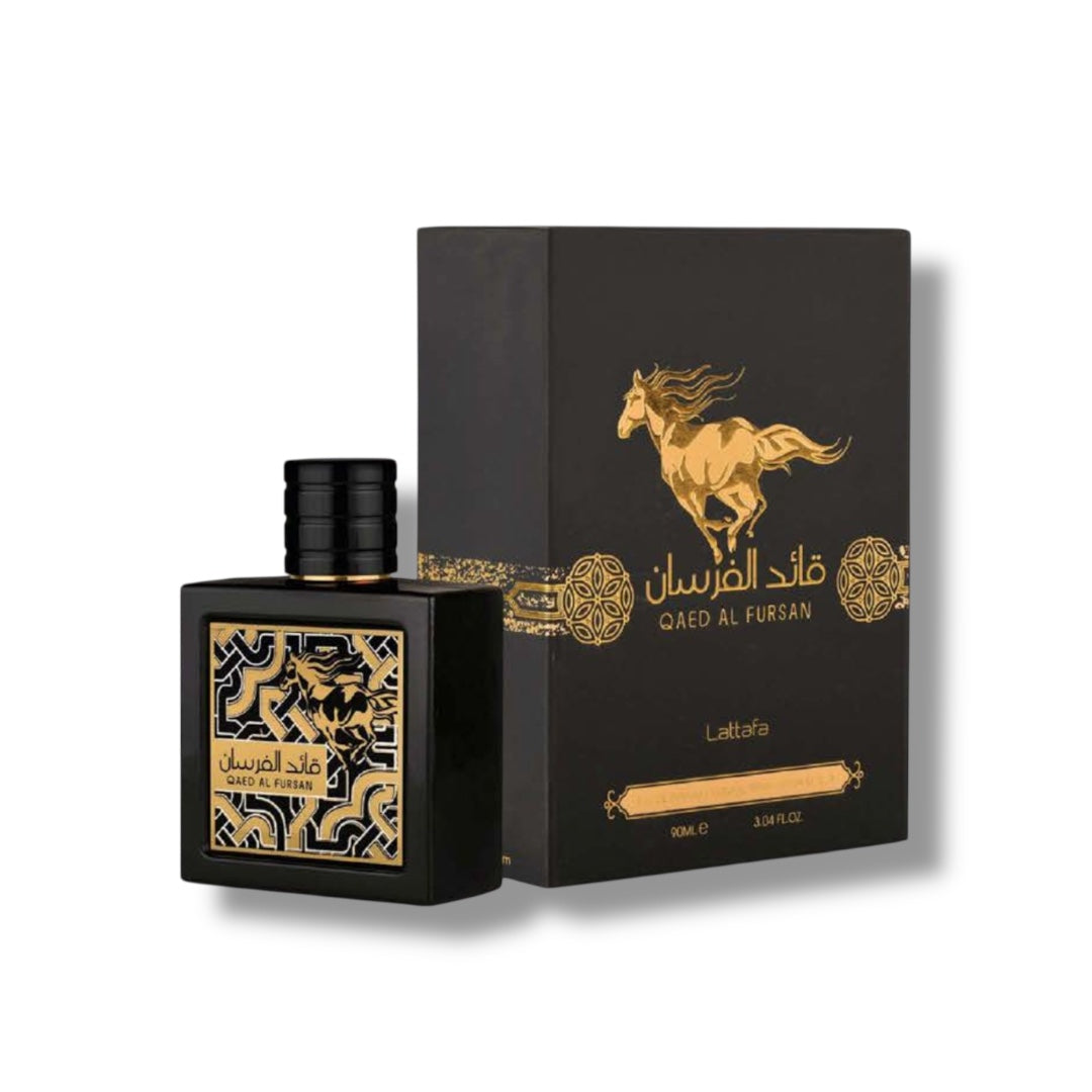 LATTAFA-Qaed Al Fursan for Him – Inspired by Versace Eros Najim
