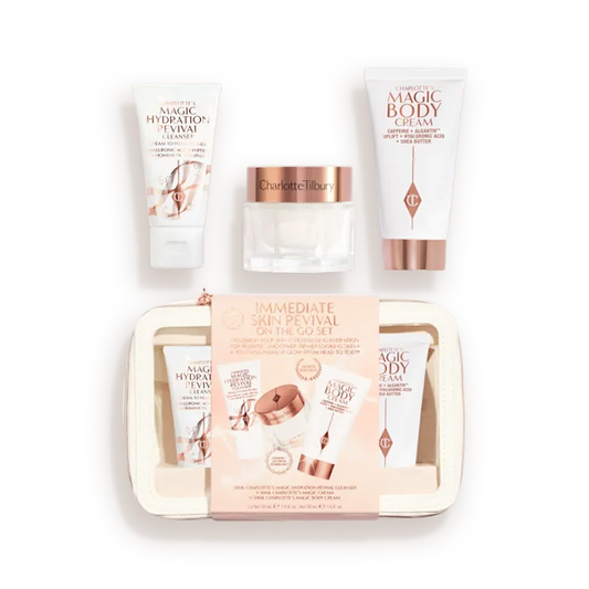 CHARLOTTE TILBURY IMMEDIATE SKIN REVIVAL ON THE GO SET SKINCARE KIT