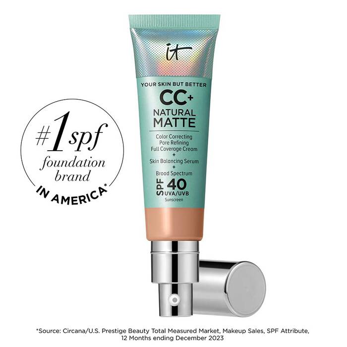 It Cosmetics Cc+ Cream Oil-Free Matte With Spf 40 (light medium warm)