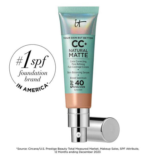 It Cosmetics Cc+ Cream Oil-Free Matte With Spf 40 (light medium warm)