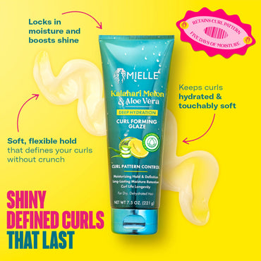 MIELLE KALAHARI MELON & ALOE VERA DEEP HYDRATION CURL FORMING GLAZE