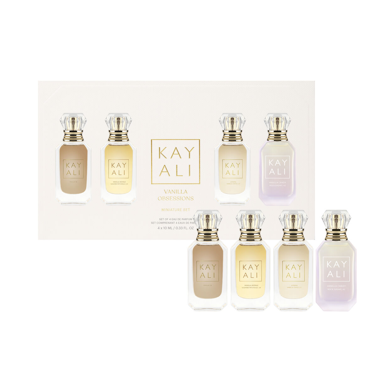 KAYALI VANILLA OBSESSIONS SET OF 4 PIECES