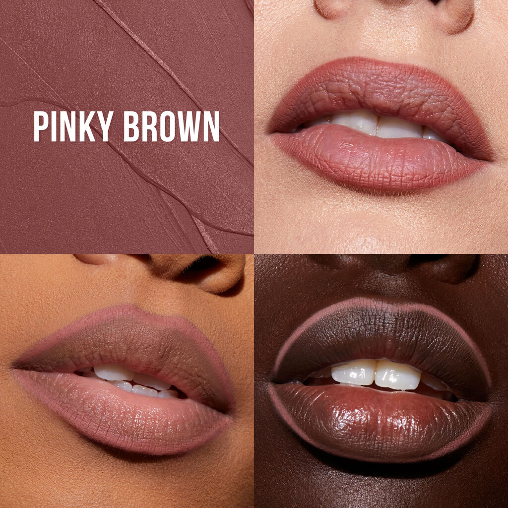 HUDA BEAUTY LIP CONTOUR DUO BLUSHED PINKS(MUTED PINK-PINKY BROWN)