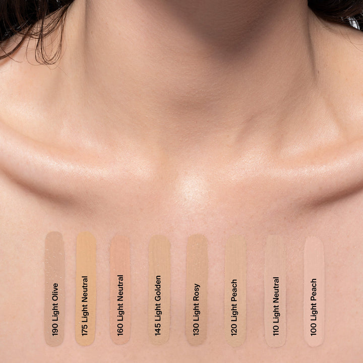 HAUS LABS BY LADY GAGA  TRICLONE SKIN TECH MEDIUM COVERAGE FOUNDATION WITH FERMENTED ARNICA (160 Light Neutral)