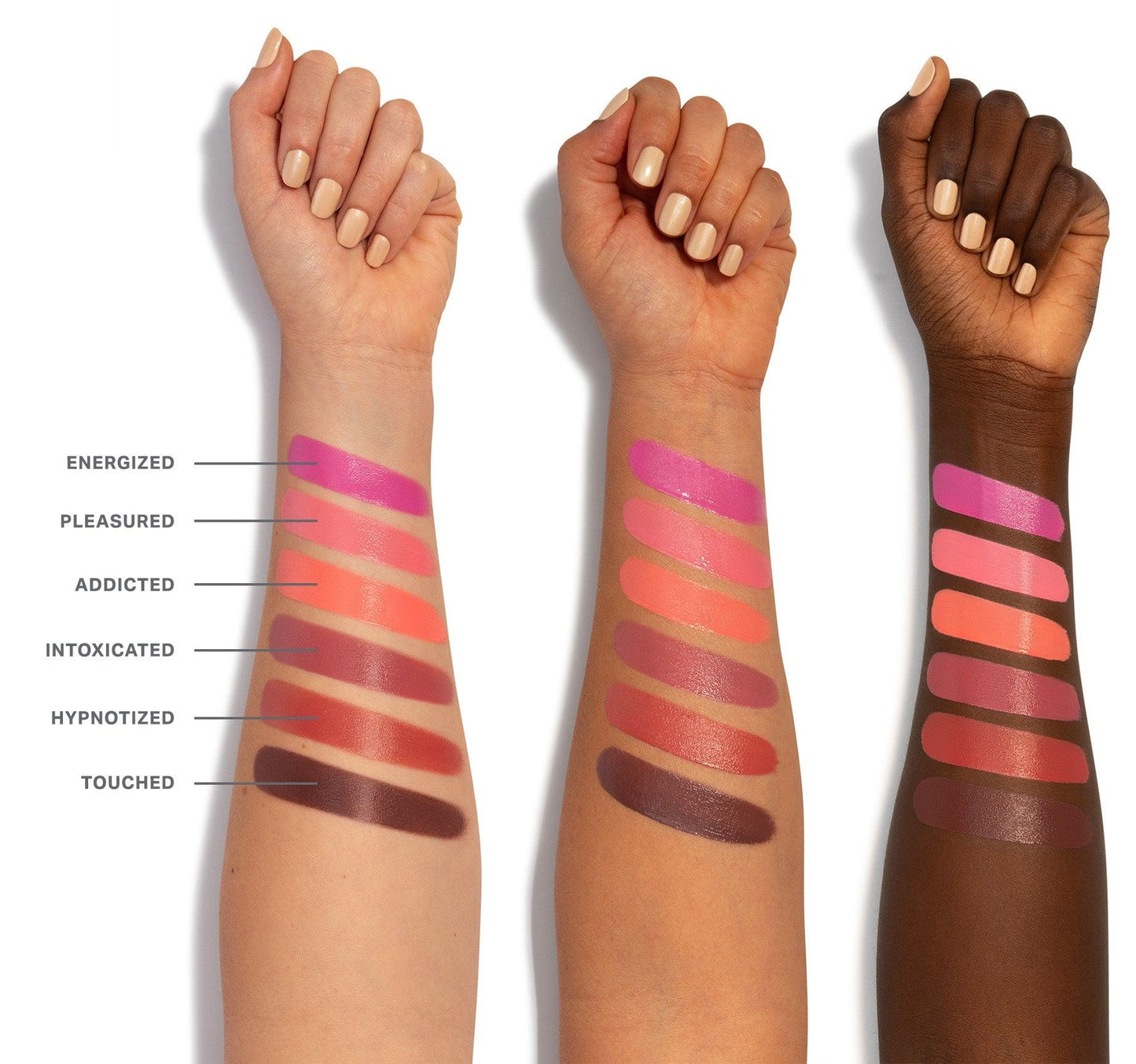 Morphe New Blush Huesphoric 3 In 1 Silk Blush (Pleasured)