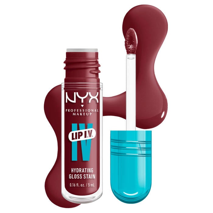 NYX PROFESSIONAL MAKEUP LIP I.V. HYDRATING LIP GLOSS STAIN (08 drippin in rose)