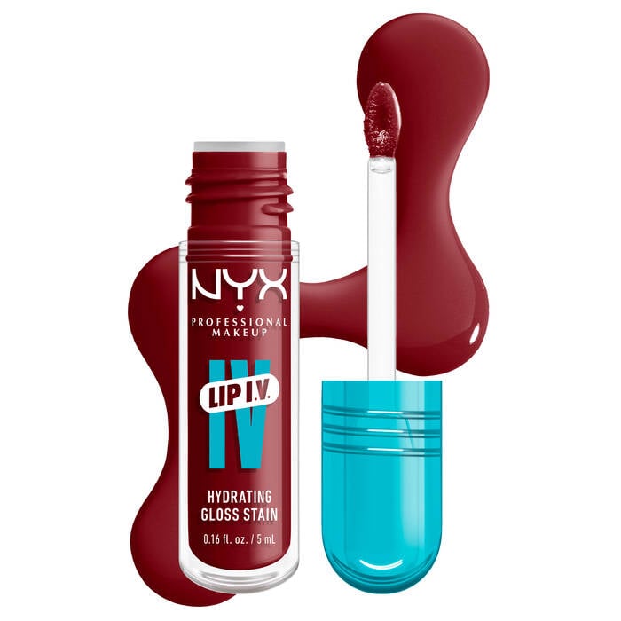 NYX PROFESSIONAL MAKEUP LIP I.V. HYDRATING LIP GLOSS STAIN (13 cranberry splash)