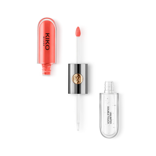KIKO MILANO UNLIMITED DOUBLE TOUCH LIQUID LIP COLOUR (114 ORANGE RED)
