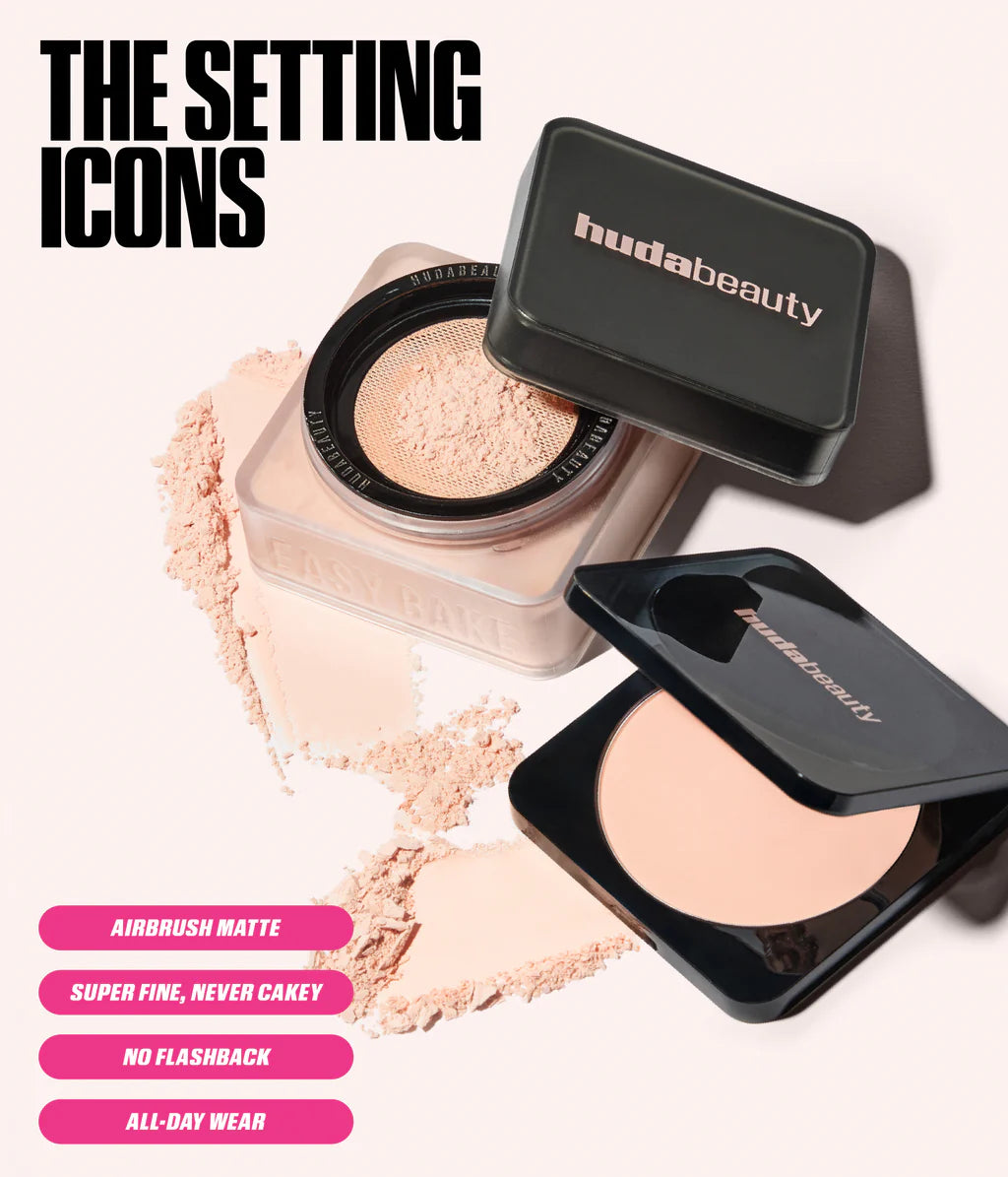 HUDA BEAUTY EASY BAKE PRESSED POWDER (cherry blossom)