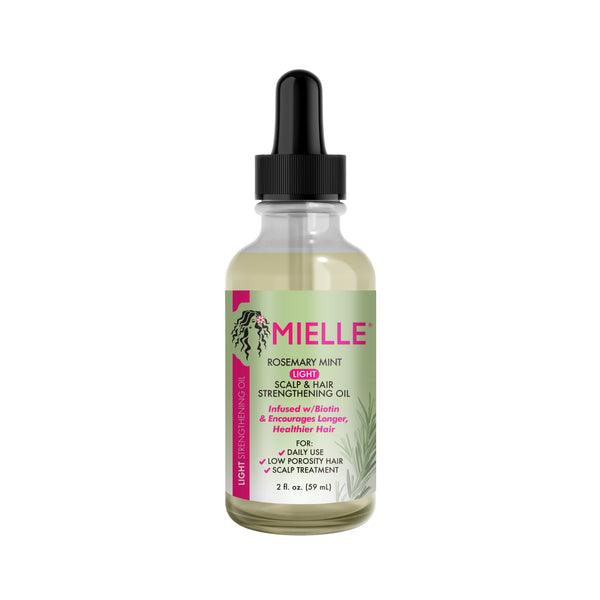 Mielle Organics Rosemary Light Mint Scalp & Hair Strengthening Oil With Biotin & Essential Oils