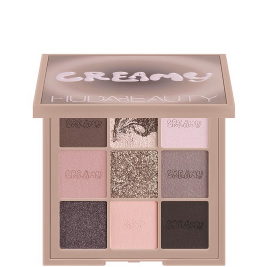 HUDA BEAUTY CREAMY OBSESSIONS EYESHADOW PALETTE (GREIGE CREAMY OBSESSIONS)