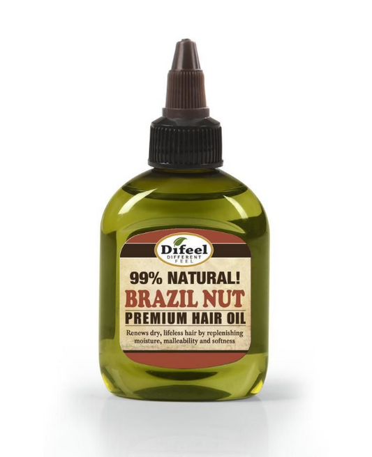 Difeel Premium Natural Hair Oil - Brazil Nut Oil