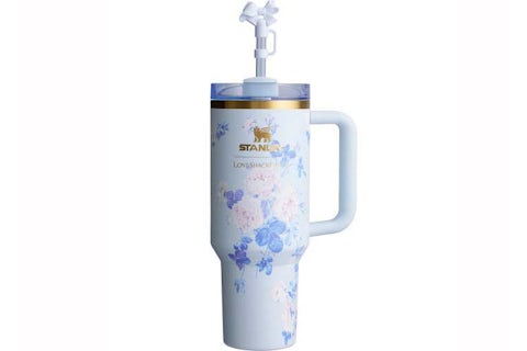 THE STANLEY X LOVESHACKFANCY HOLIDAY QUENCHER | 40 OZ (BLUE)