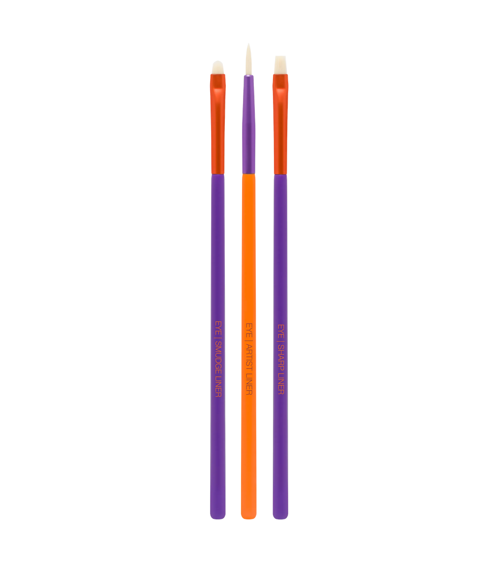 HUDA BEAUTY COLOR BLOCK PRECISION LINER BRUSH SET