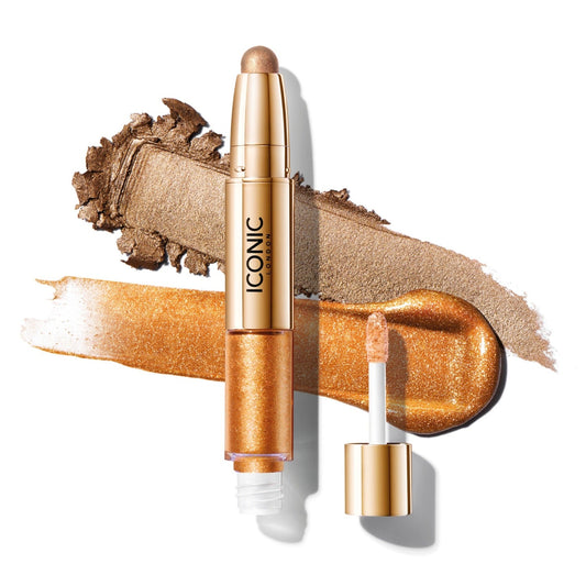 Iconic London  Glaze Dual Ended Eyeshadow Crayon (LAVACOPPER)