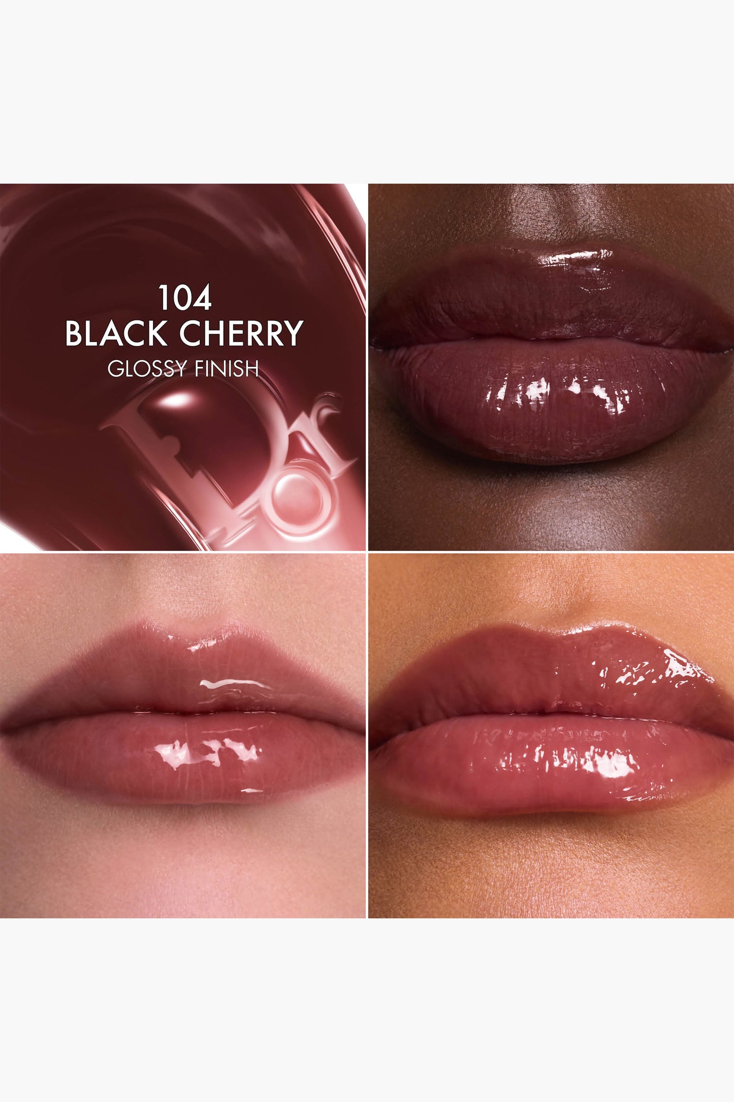 CHRISTIAN DIOR ADDICT LIP GLOW BUTTER (104 BLACK CHERRY)