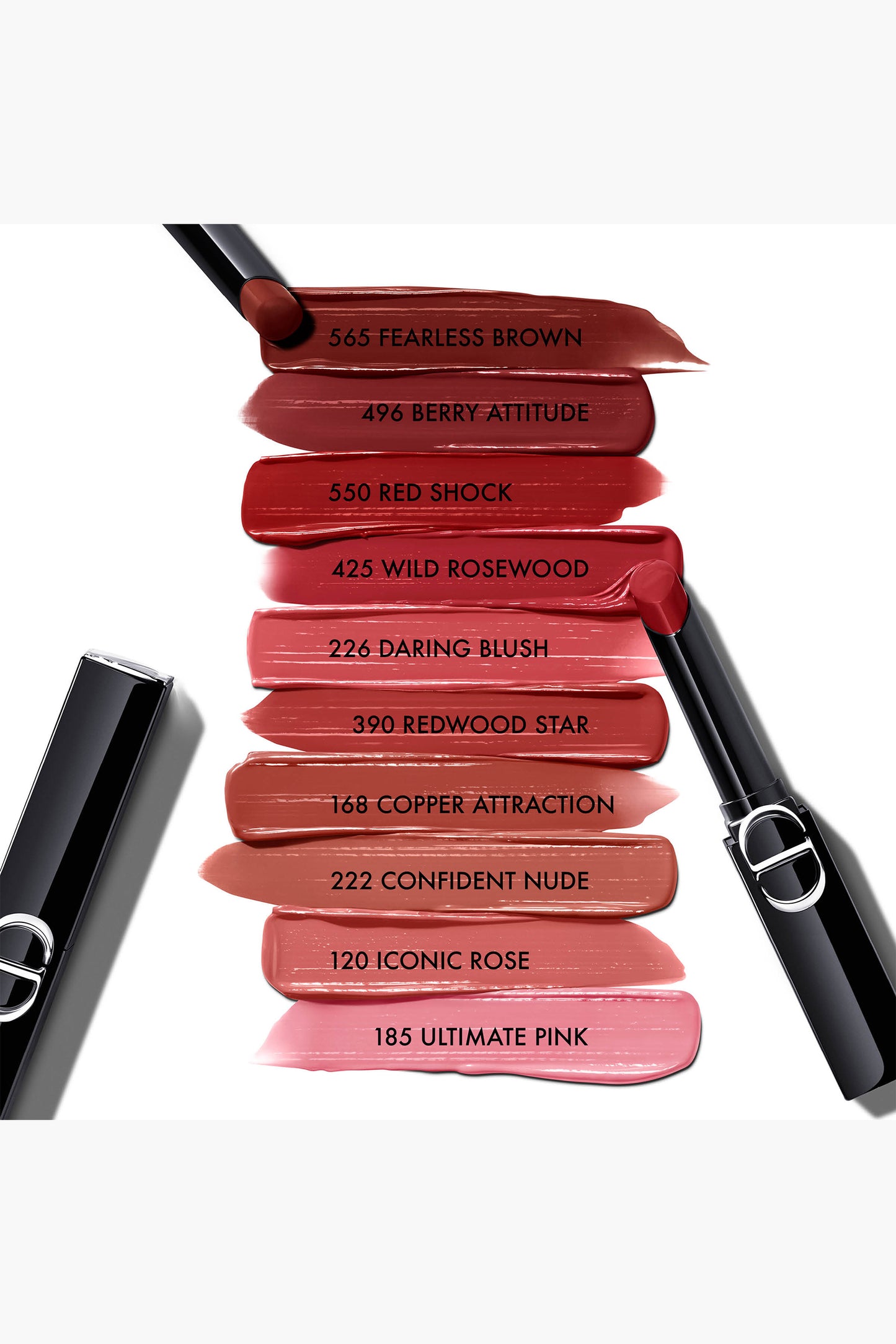 CHRISTIAN DIOR ROUGE DIOR ON STAGE LIPSTICK (390 REDWOOD STAR SHINE)