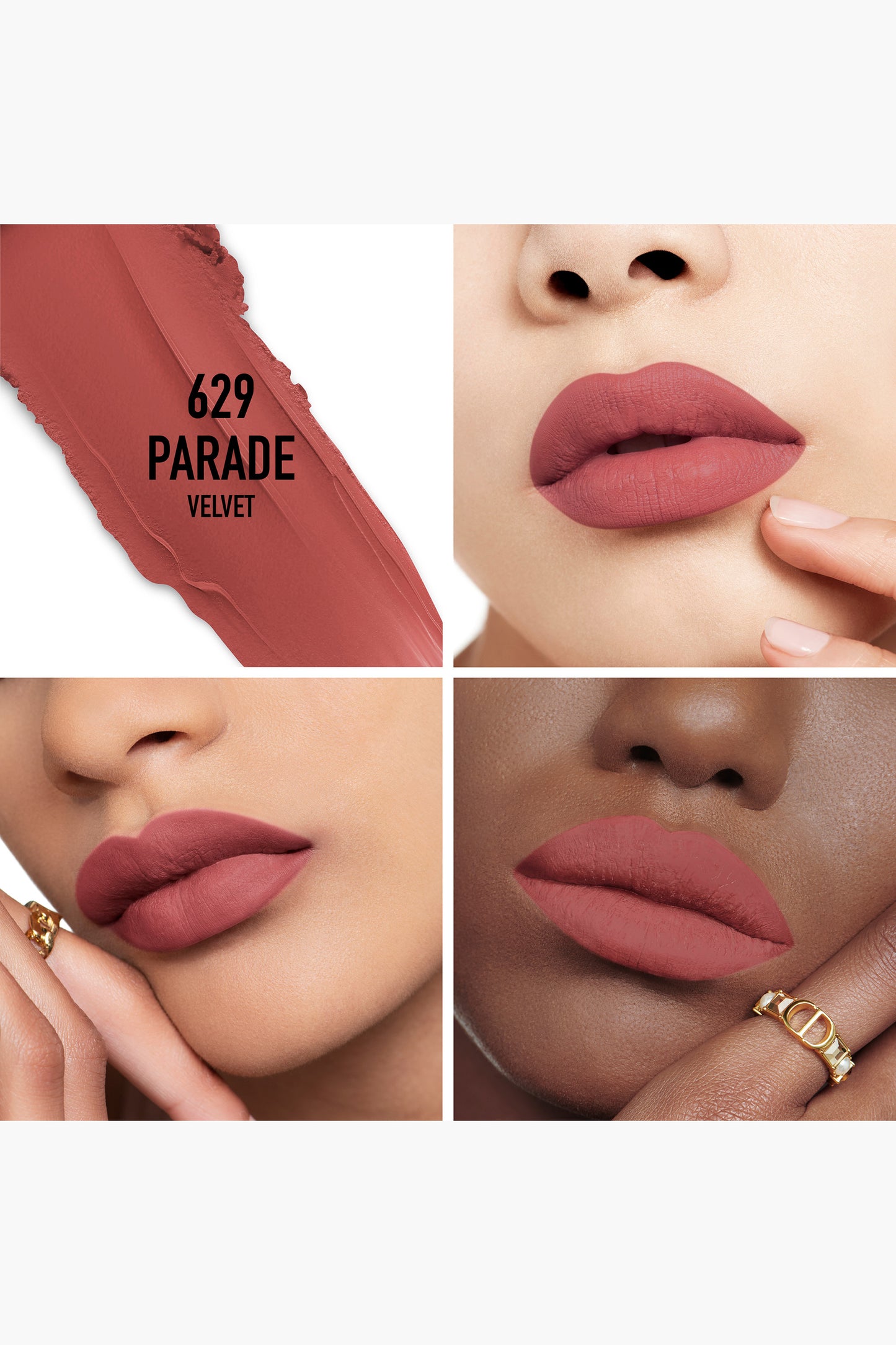 CHRISTIAN DIOR ROUGE DIOR LIMITED EDITION (629 PARADE VELVET FINISH)