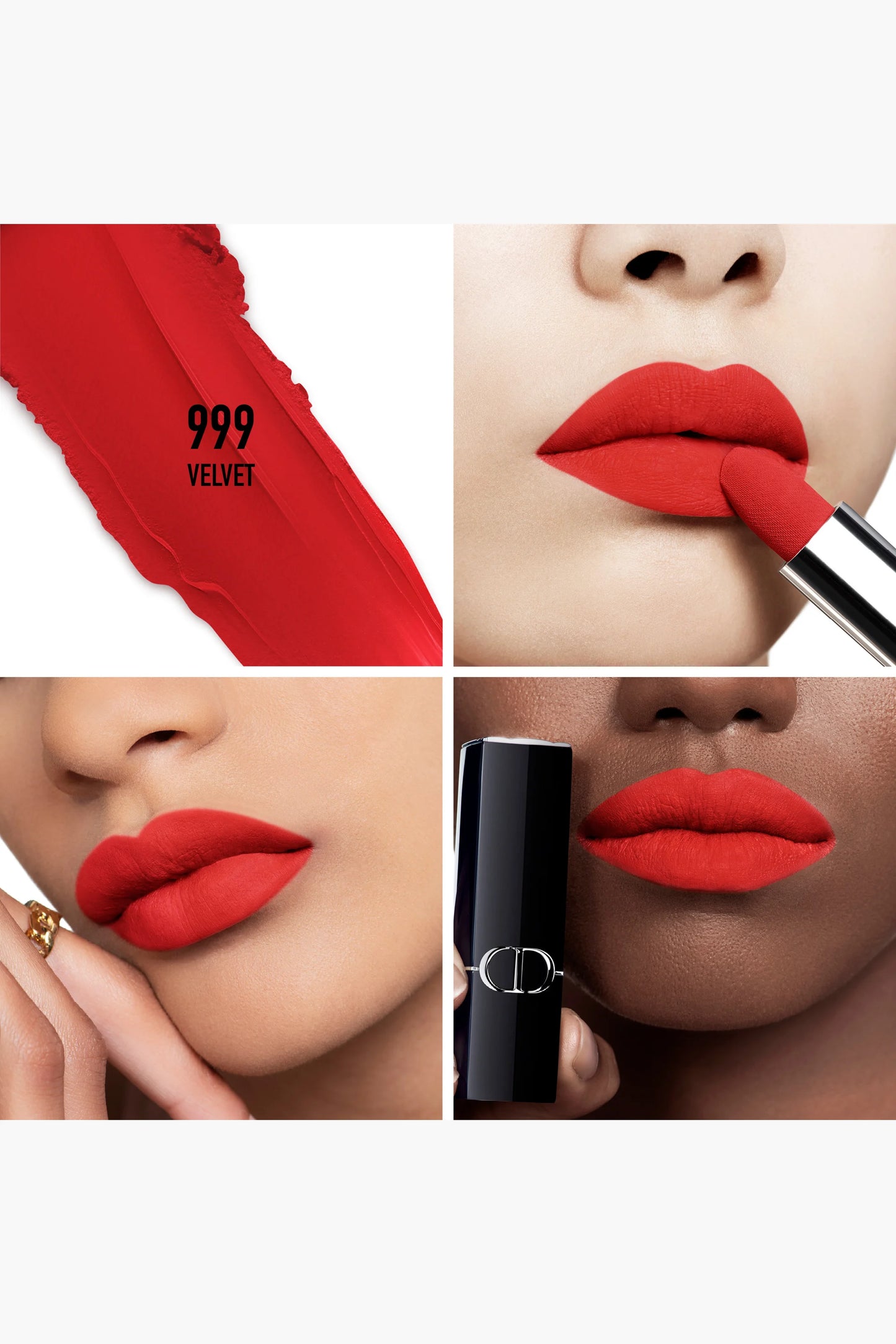 CHRISTIAN DIOR ROUGE DIOR LIMITED EDITION (999 VELVET FINISH)