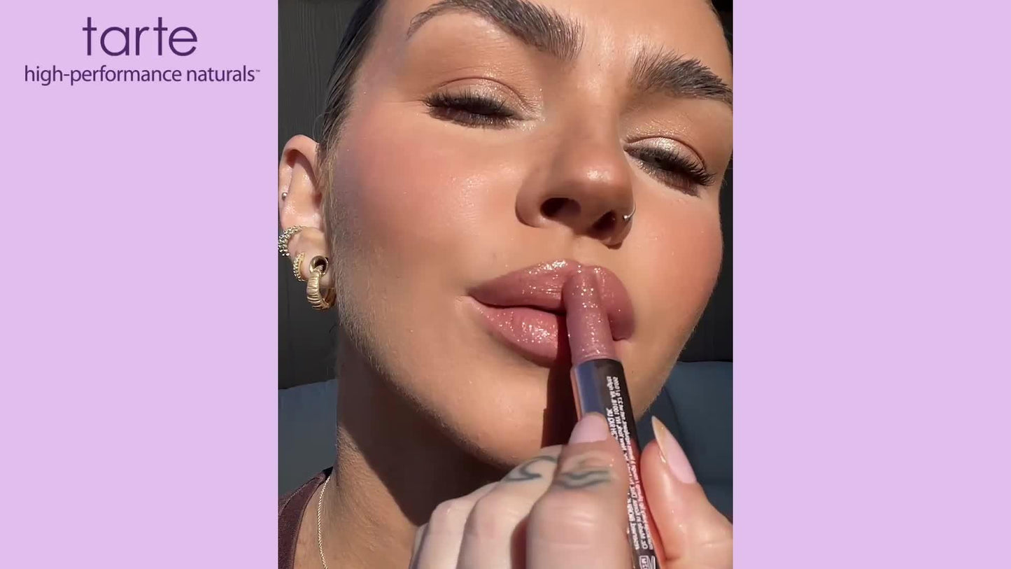 TARTE COSMETICS THINGS GOT JUST GOT JUICIER (ROSY COOPER SHIMMER GLASS&DAHLIA)