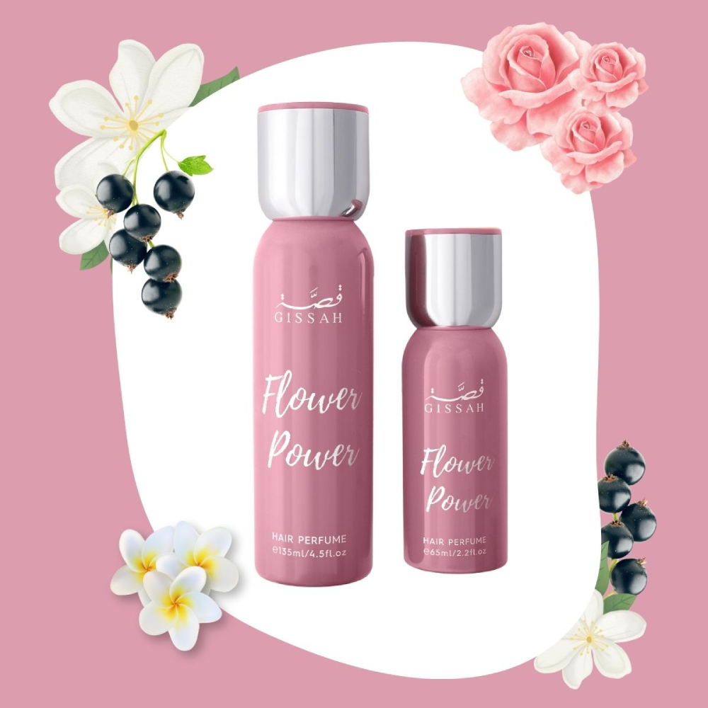GISSAH A STORY OF A SET OF FLOWER POWER HAIR PERFUME - TWO PIECES
