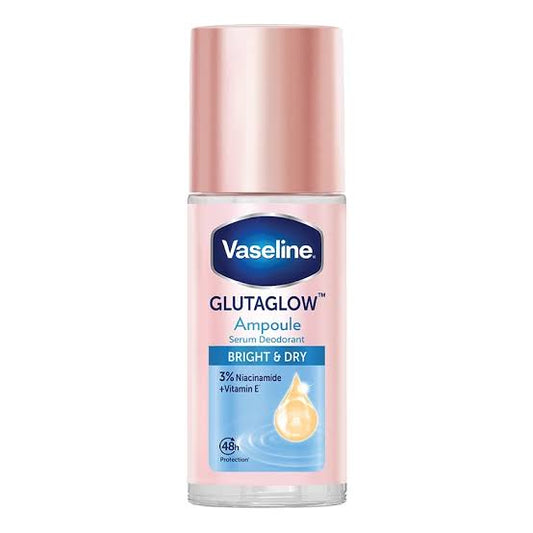 VASELINE GLUTAGLOW AMPOULE BRIGHT & DRY AMPOULE SERUM DEODORANT (3% NIACINIMIDE + VITAMIN E)
