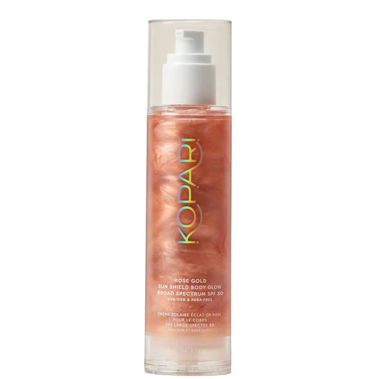KOPRI ROSE SUN SHIELF BODY GLOW SPF 45 BROAD SPECTRUM UVA &UVB & PARABEN FREE (ROSE GOLD)