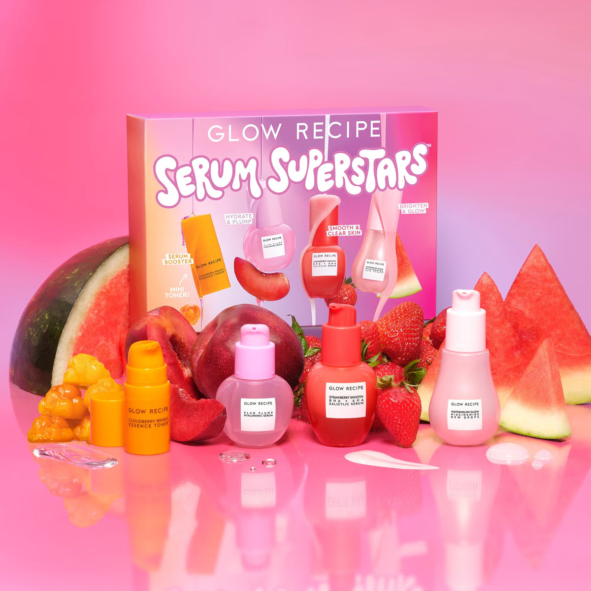 GLOW RECIPE SERUM SUPERSTARS SET