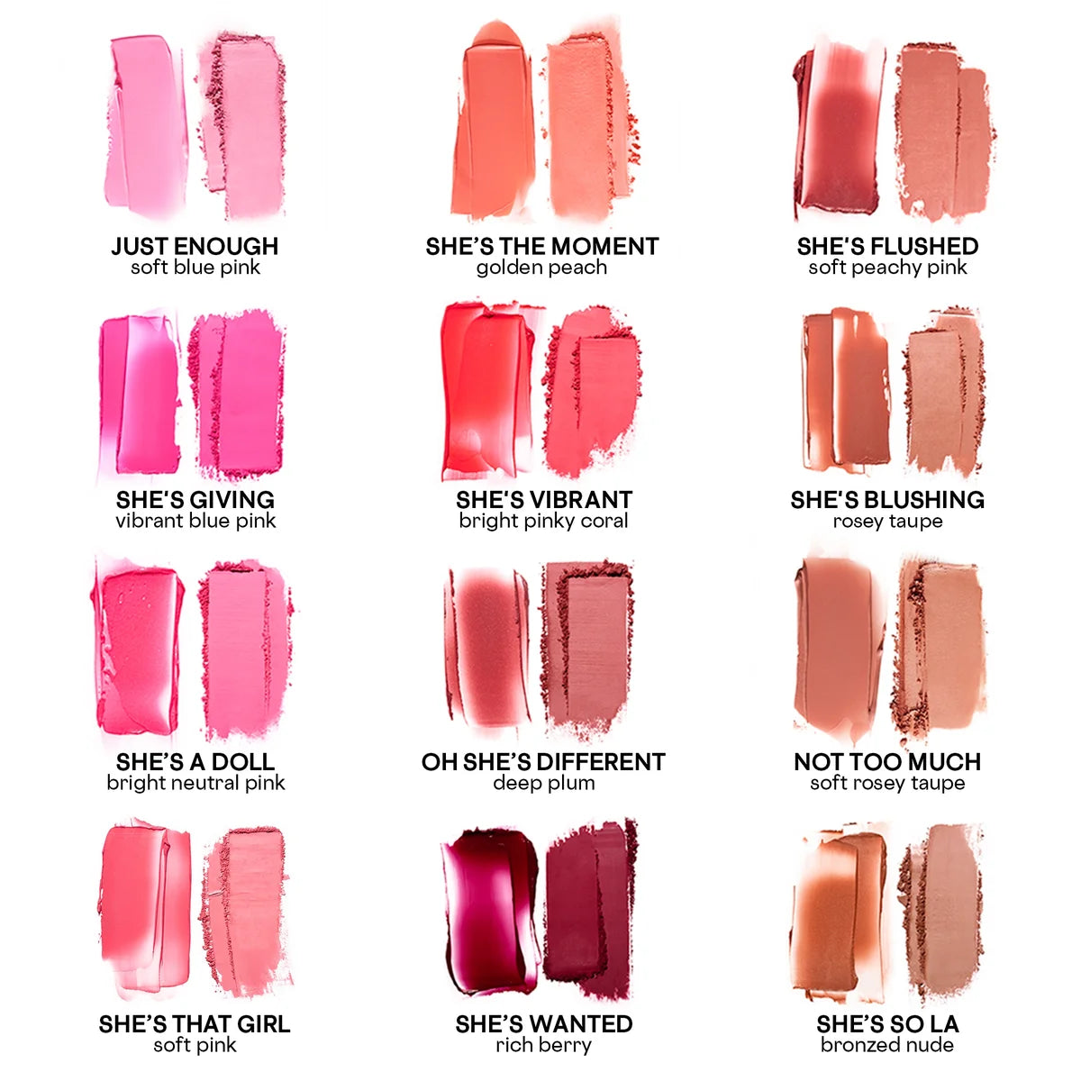 PATRICK TA MAJOR HEADLINES - DOUBLE-TAKE CREME & POWDER BLUSH DUO(she's so la)