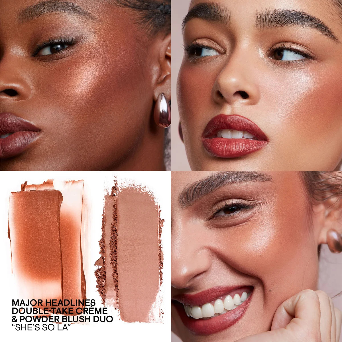PATRICK TA MAJOR HEADLINES - DOUBLE-TAKE CREME & POWDER BLUSH DUO(she's so la)