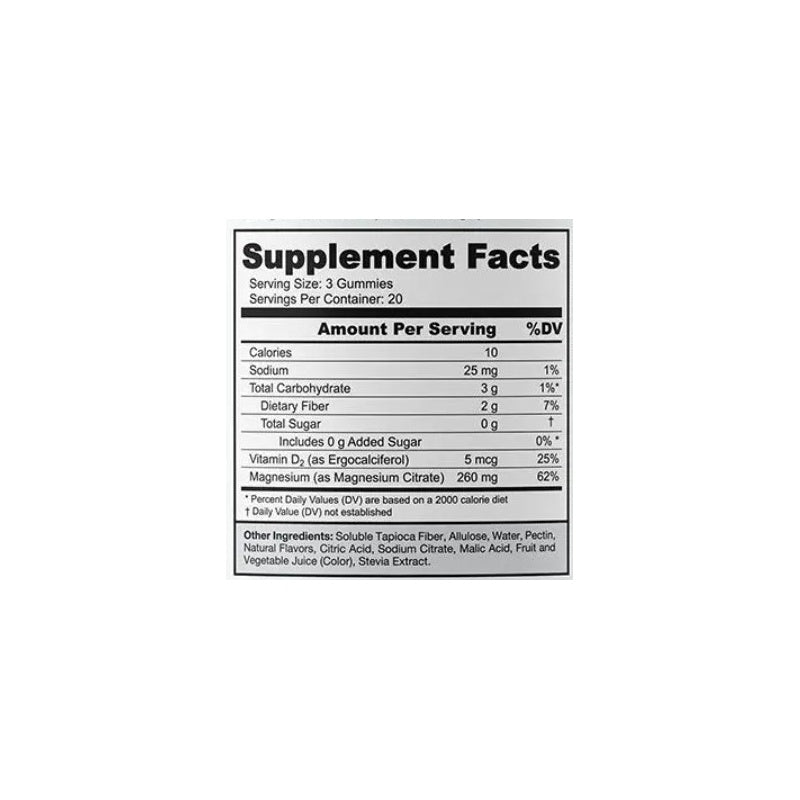 GOLI NUTRITION MAGNESIUM GUMMIES ZERO SUGAR