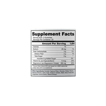 GOLI NUTRITION MAGNESIUM GUMMIES ZERO SUGAR