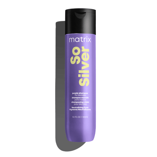 Matrix So Silver Purple Shampoo For Blonde Ad Silver Hair