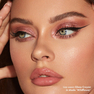 Iconic London  Glaze Dual Ended Eyeshadow Crayon (WILDFLOWER)