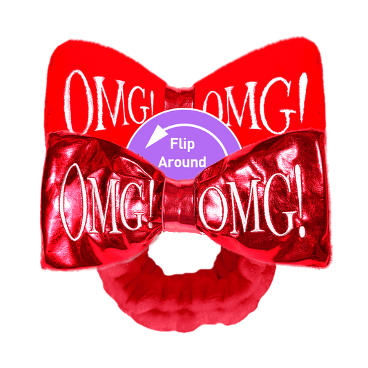 Omg! Reversible Mega Hairband (Red)