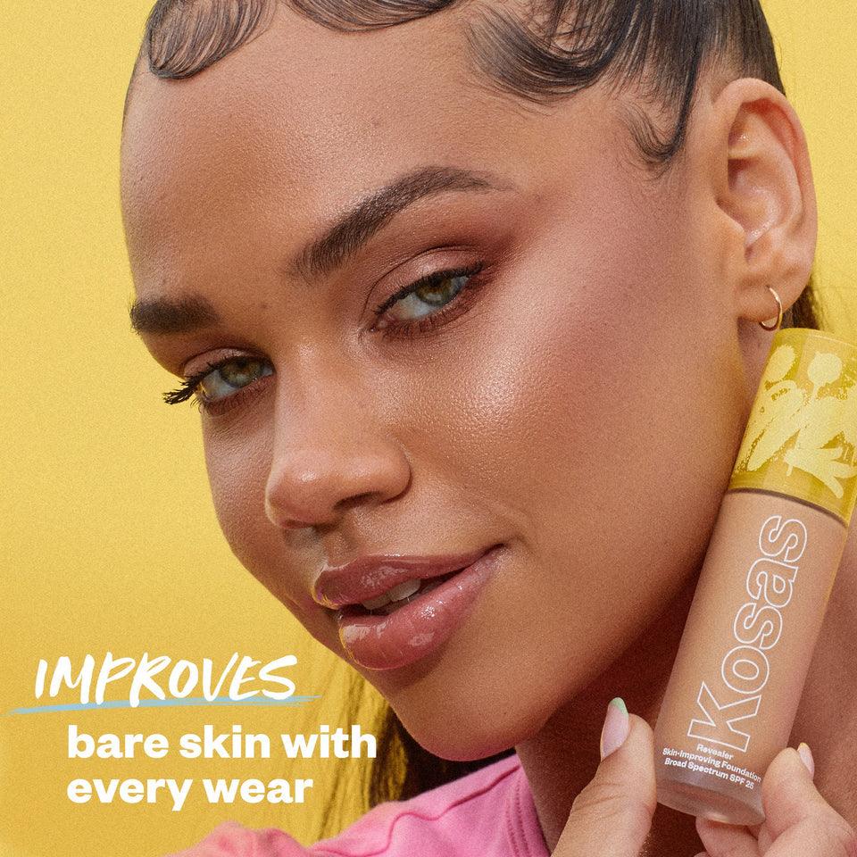 Kosas Revealer Skin-Improving Foundation Spf 25 With Hyaluronic Acid And Niacinamide (Medium Tan Olive 270)