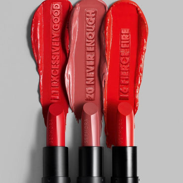 Sephora Satin Hydrating Lipstick (16 Fierce Fire)