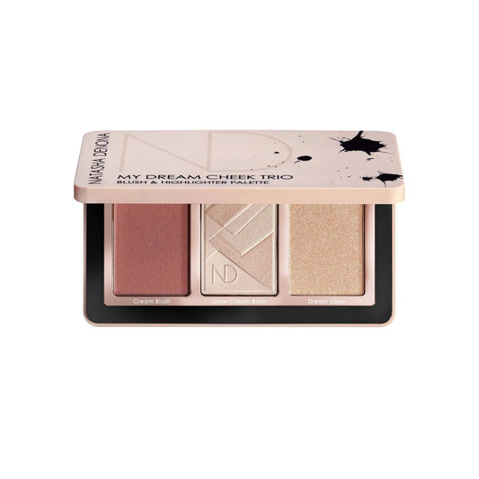 MY DREAM CHEEK TRIO Cream Blush, Glow Cream Base & Dream Glow Highlighter