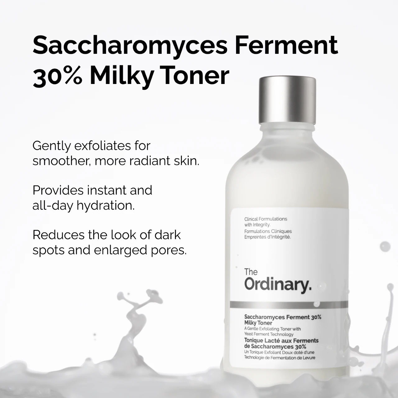 THE ORDINARY SACCHAROMYCES FERMENT 30% MILKY TONER