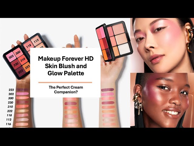 MAKEUP FOR EVER HD SKIN BLUSH & GLOW PALETTE Longwear Cream Blush & Highlight Palette