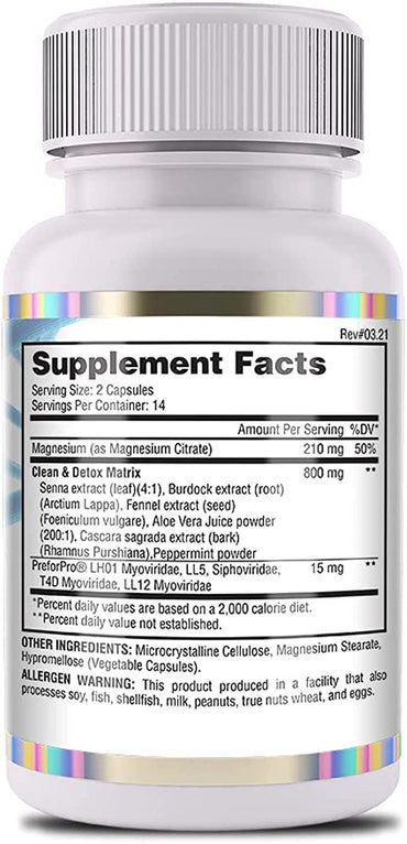 Evogen Light & Tight | 14 Day Extra Strength Cleanse & Detox Flush Toxins, Increase Immune Health, Boost Energy & Improves Nutrient Absorption, Prebiotics